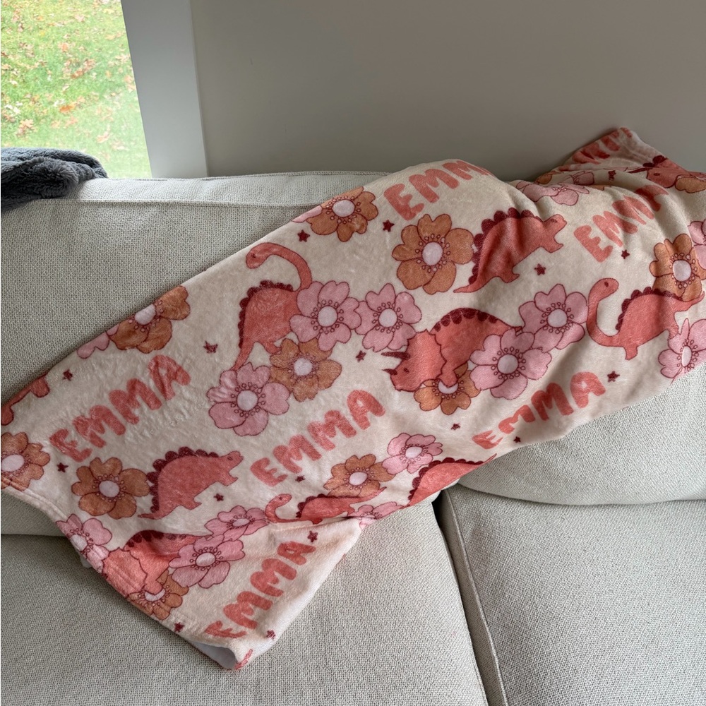 Caden Lane Dino Diva Emma Blanket